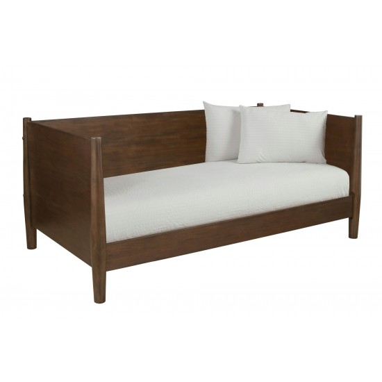 Alpine Furniture Flynn Mid Century Modern Twin Size Day Bed, Walnut