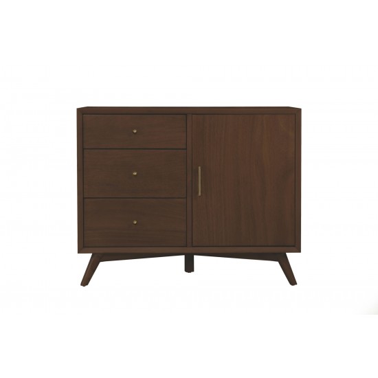 Alpine Furniture Flynn Accent Cabinet, Walnut