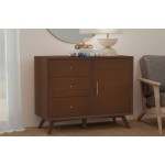 Alpine Furniture Flynn Accent Cabinet, Walnut