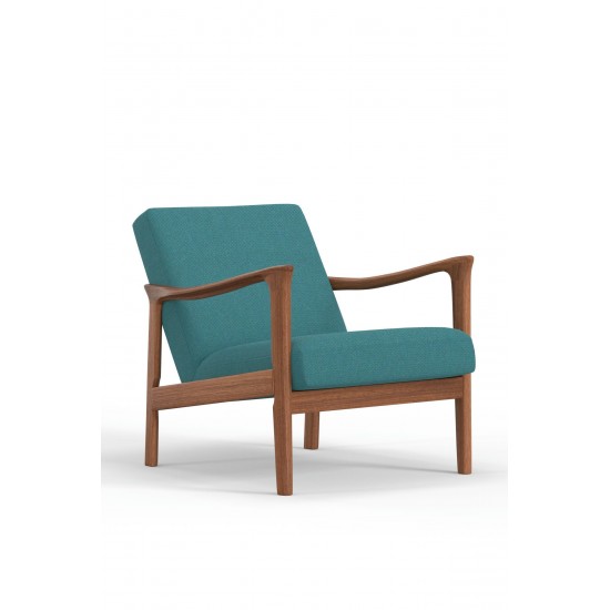 Alpine Furniture Zephyr Lounge Chair, Turquoise