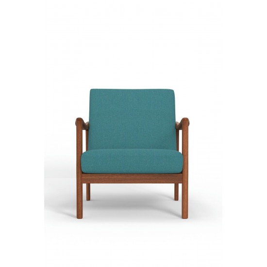 Alpine Furniture Zephyr Lounge Chair, Turquoise