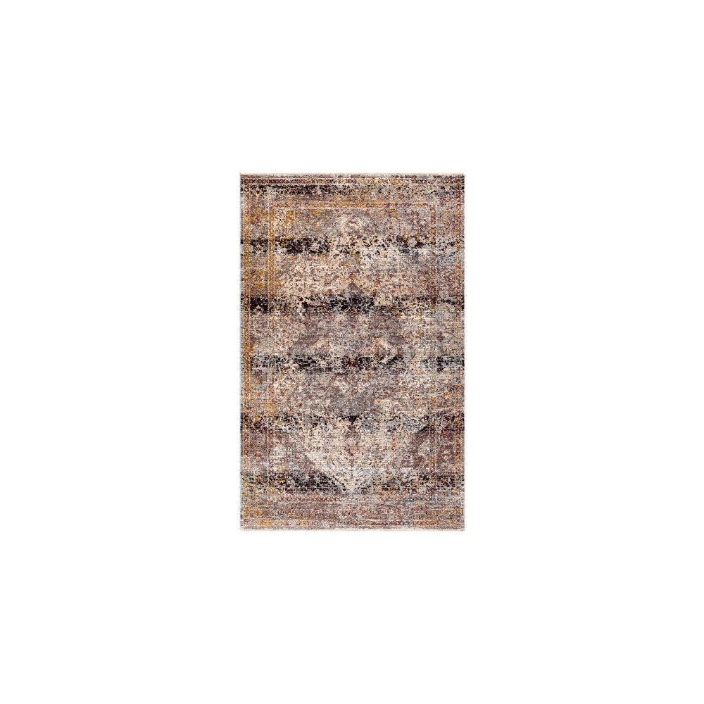 Surya Arya Charcoal Rug 2' X 3'3" Surya Arya Charcoal Rug 2' X 3'3"