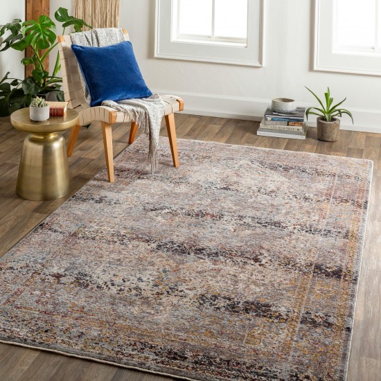 Surya Arya Charcoal Rug 3'3" X 10'