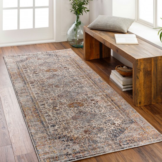 Surya Arya Rug 3'3" X 10' - Medium Gray