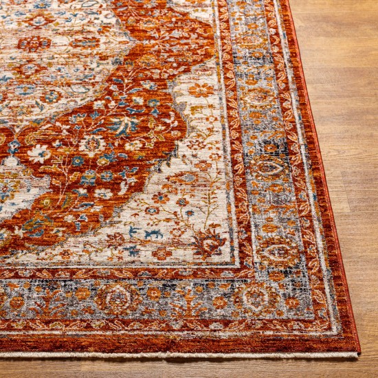 Surya Arya Dark Red Rug 3'3" X 5'