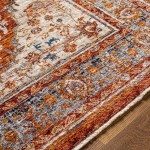 Surya Arya Dark Red Rug 3'3" X 5'