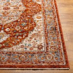 Surya Arya Dark Red Rug 3'3" X 8'