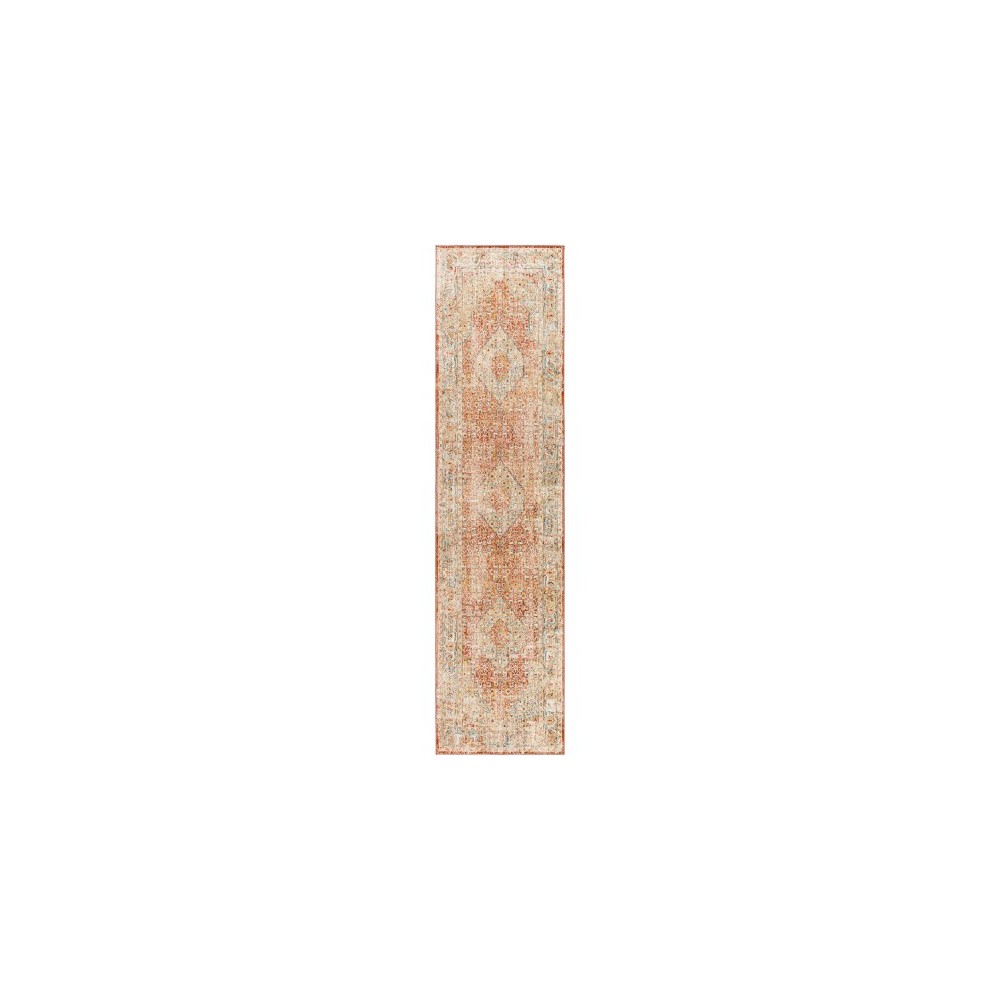 Surya Aspendos Rug 2'7" X 10' Brick Red Surya Aspendos Rug 2'7" X 10' Brick Red