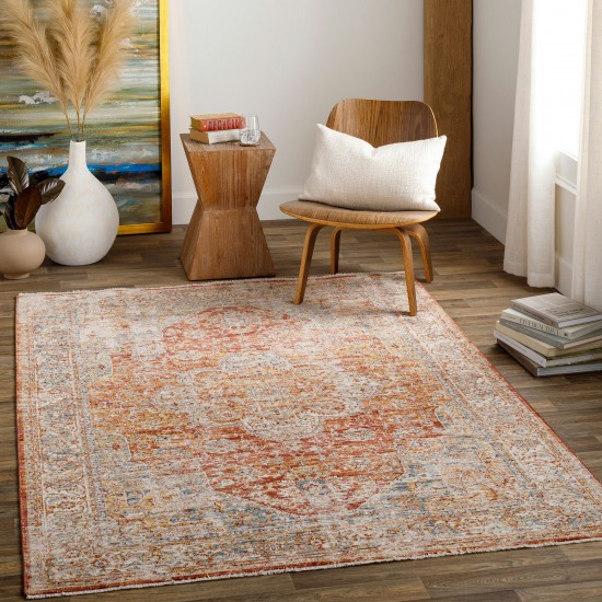 Surya Aspendos Rug 2'7" X 7'3" (Brick Red)