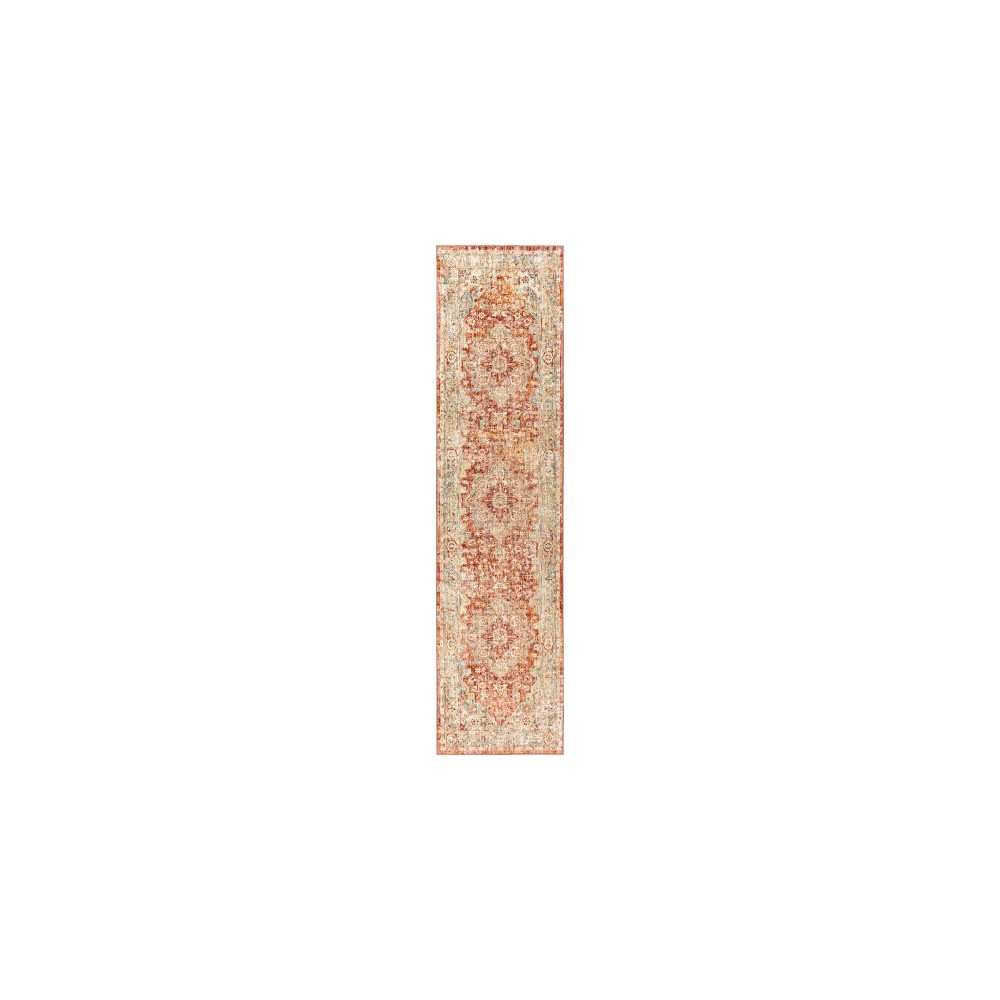 Surya Aspendos Rug 2'7" X 10' In Brick Red Surya Aspendos Rug 2'7" X 10' In Brick Red