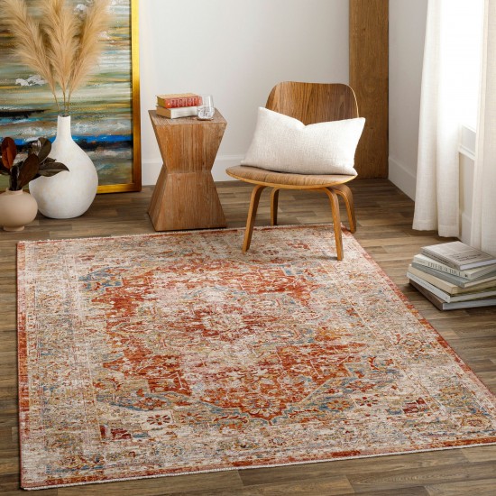 Surya Aspendos Rug 2'7" X 4' In Brick Red