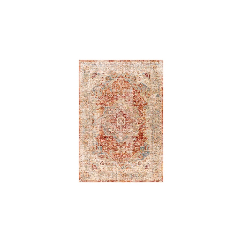 Surya Aspendos Rug 5' X 7'5" In Brick Red