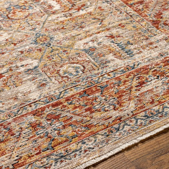 Surya Aspendos Rug 6'7" X 9'6" In Dusty Pink