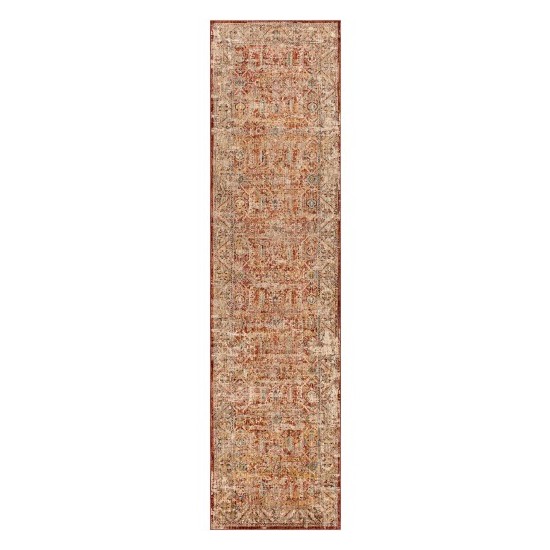 Surya Aspendos Rug 2'7" X 10' - Brick Red, Burgundy