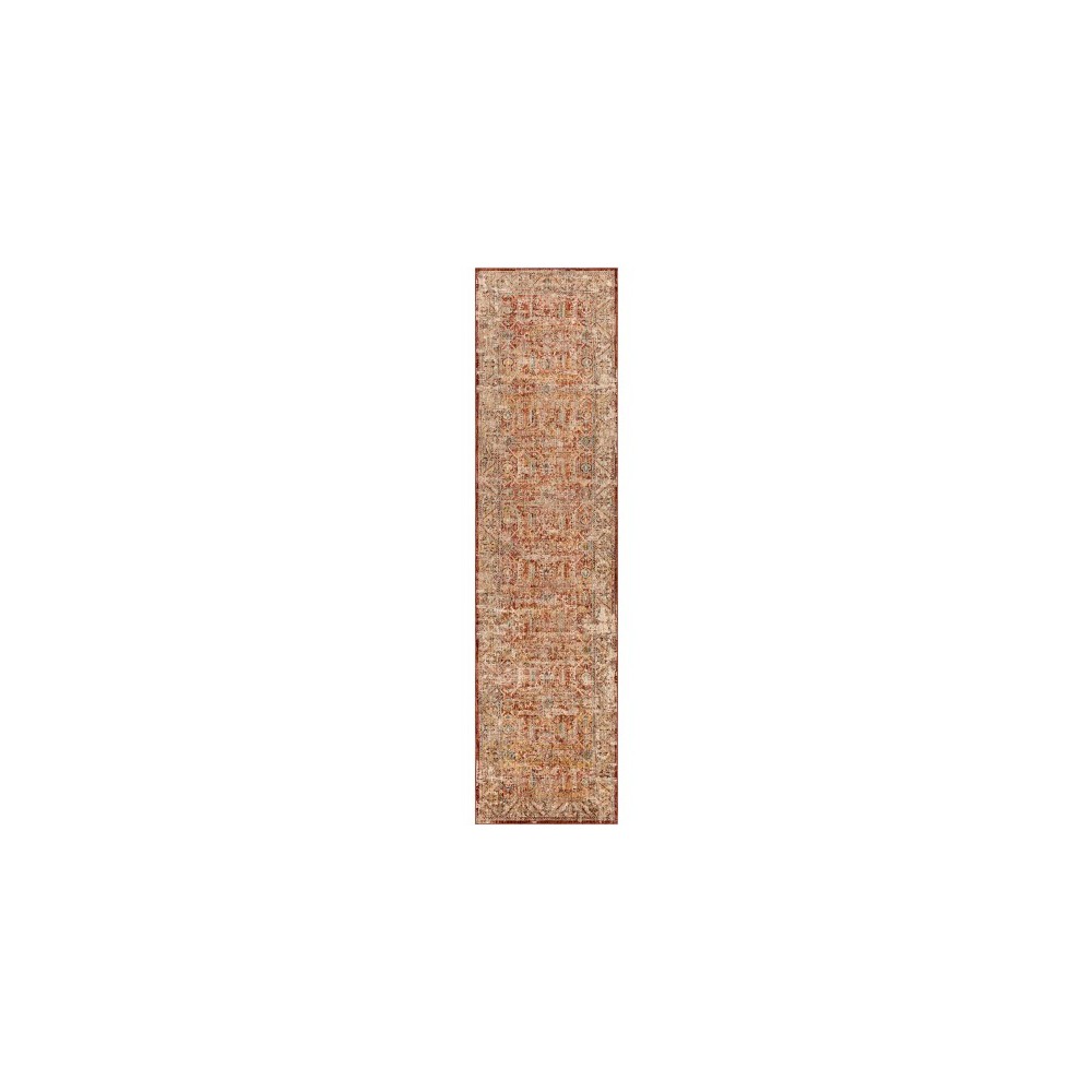 Surya Aspendos Rug 2'7" X 10' - Brick Red, Burgundy Surya Aspendos Rug 2'7" X 10' - Brick Red, Burgundy