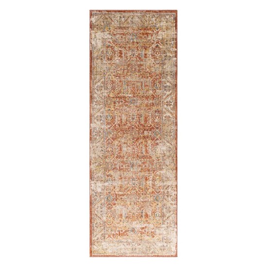 Surya Aspendos Rug 2'7" X 7'3" - Brick Red, Burgundy