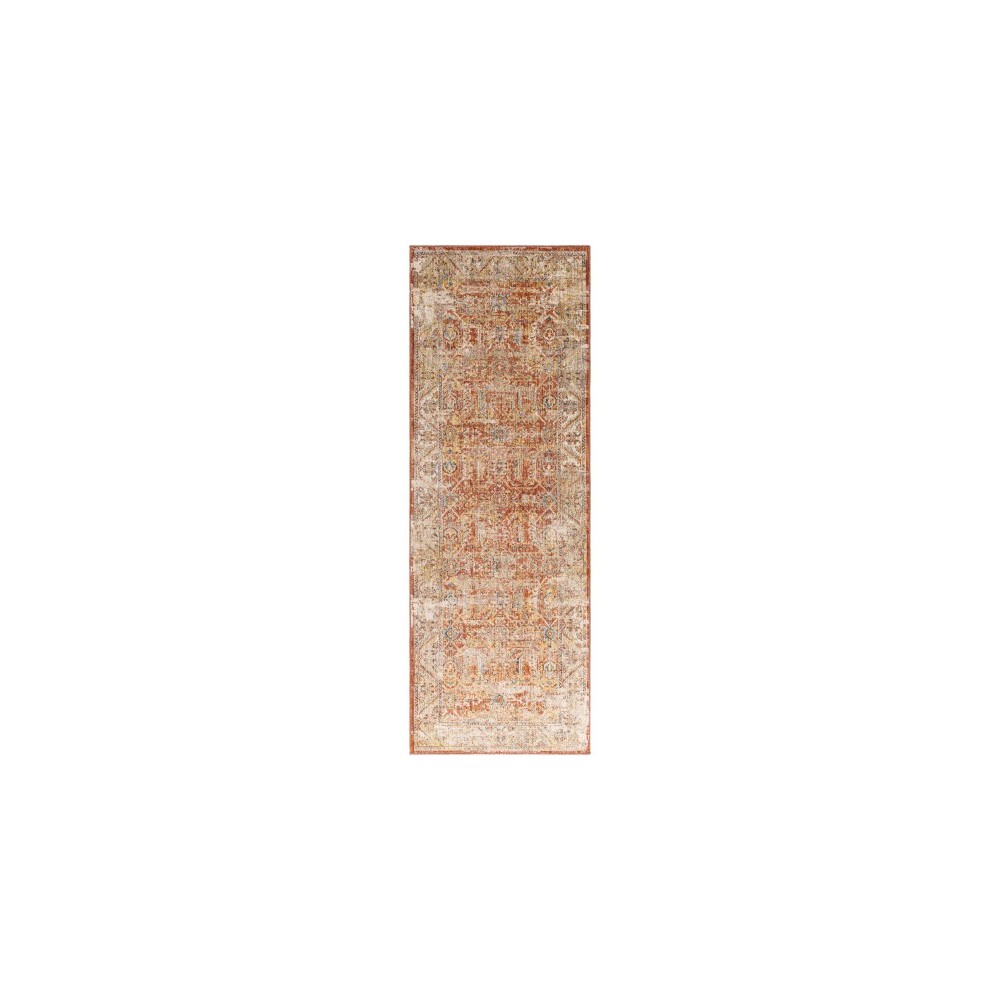 Surya Aspendos Rug 2'7" X 7'3" - Brick Red, Burgundy