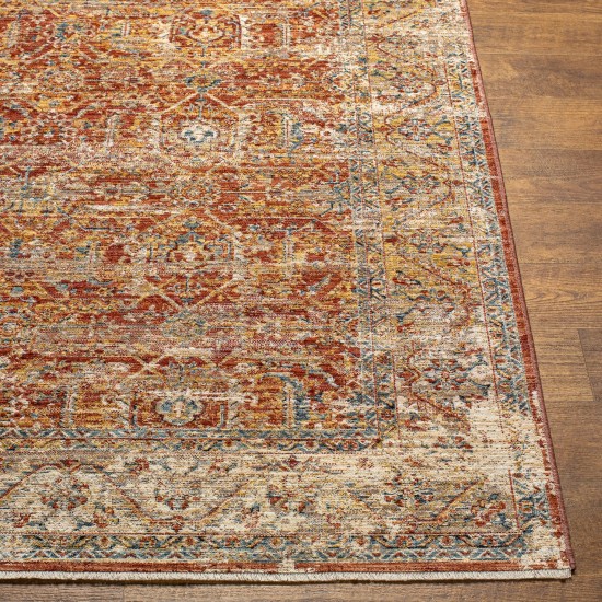 Surya Aspendos Rug 6'7" X 9'6" - Brick Red, Burgundy