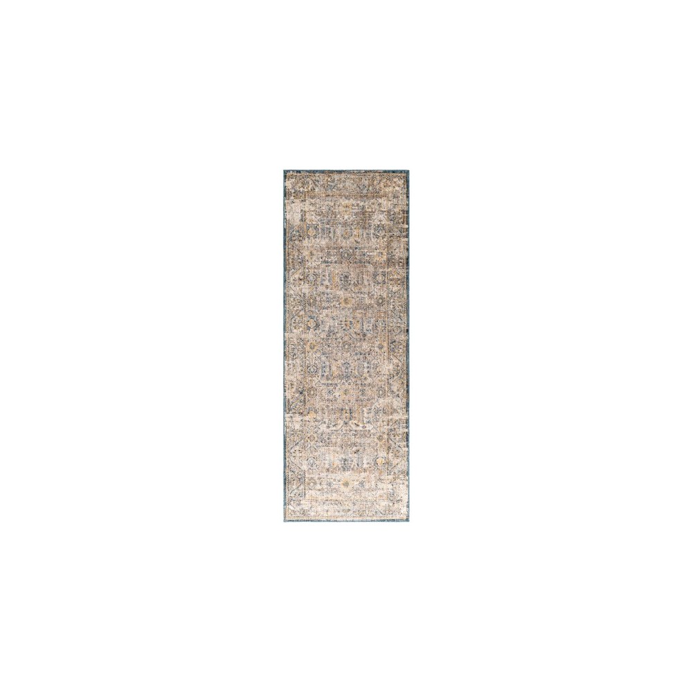 Surya Aspendos Denim Rug 2'7" X 7'3" Surya Aspendos Denim Rug 2'7" X 7'3"