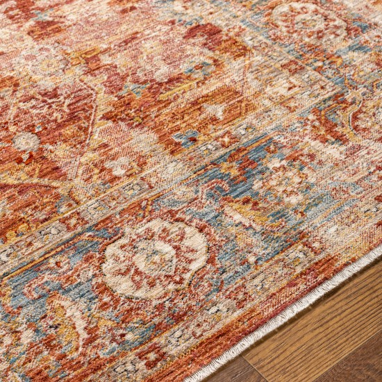 Surya Aspendos Burgundy Rug 5' X 7'5"