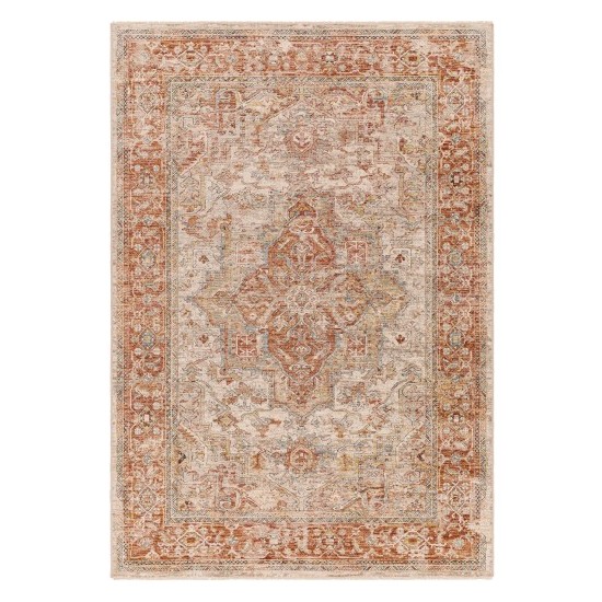 Surya Aspendos Rug 10' X 14' - Brick Red & Teal