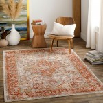 Surya Aspendos Rug 5' X 7'5" - Brick Red & Teal