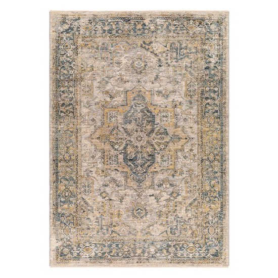 Surya Aspendos Rug 10' X 14' - Teal & Mustard