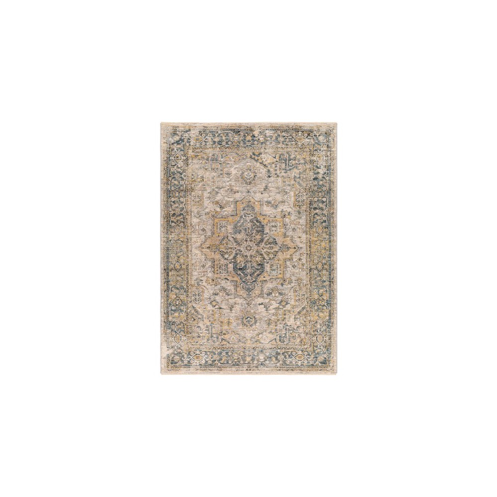 Surya Aspendos Rug 10' X 14' - Teal & Mustard