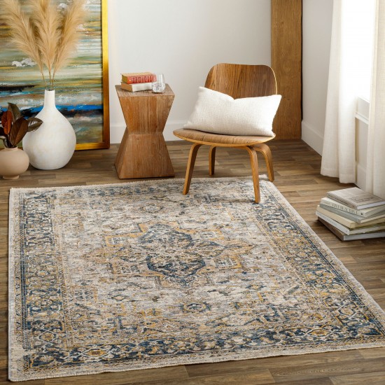 Surya Aspendos Rug 10' X 14' - Teal & Mustard