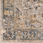 Surya Aspendos Rug 10' X 14' - Teal & Mustard