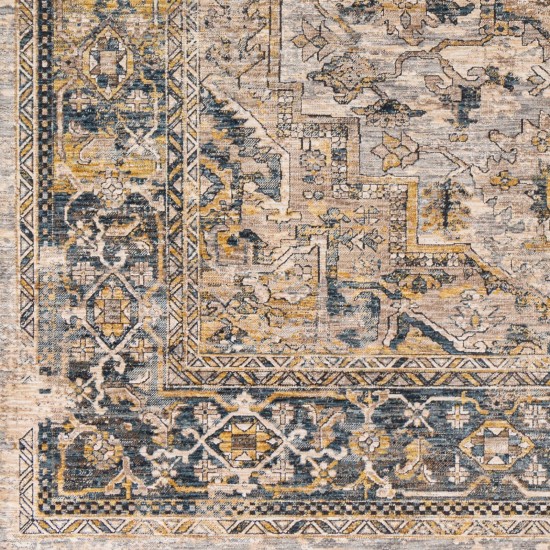 Surya Aspendos Rug 10' X 14' - Teal & Mustard