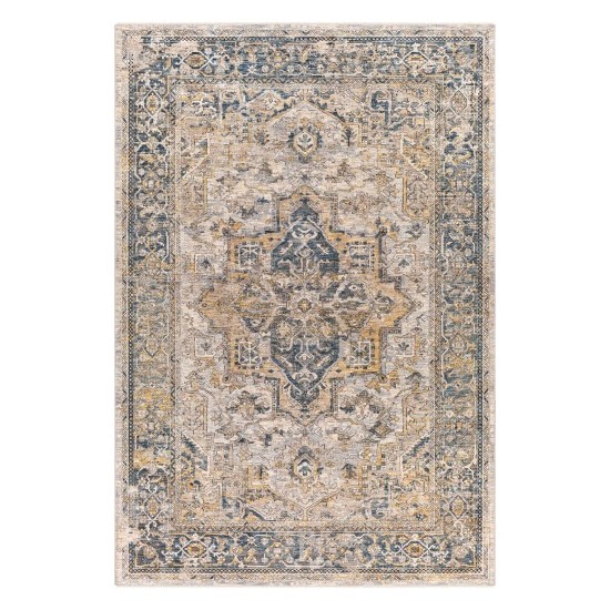 Surya Aspendos Rug 6'7" X 9'6" - Teal & Mustard