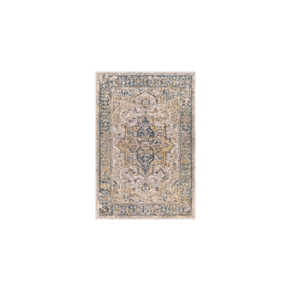 Surya Aspendos Rug 6'7" X 9'6" - Teal & Mustard Surya Aspendos Rug 6'7" X 9'6" - Teal & Mustard