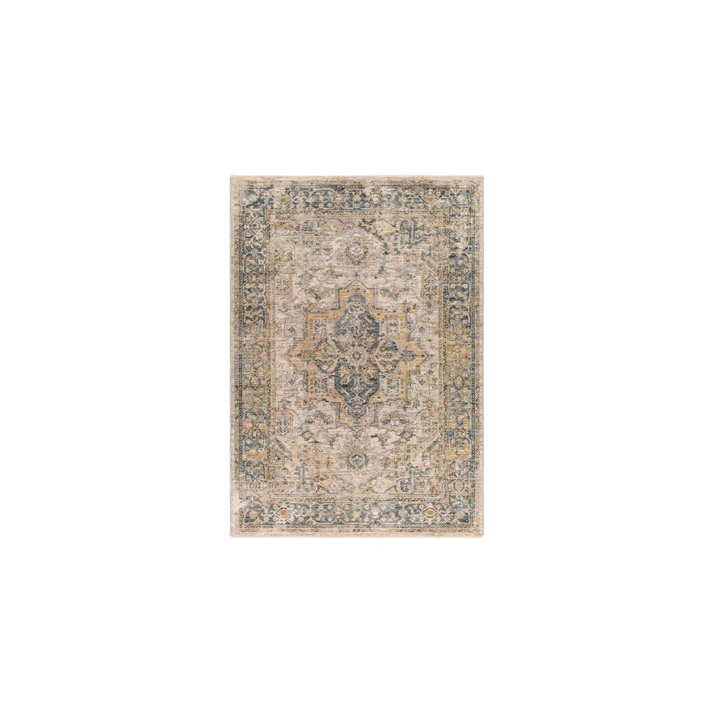 Surya Aspendos Rug 7'10" X 10'3" - Teal & Mustard Surya Aspendos Rug 7'10" X 10'3" - Teal & Mustard