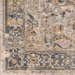 Surya Aspendos Rug 7'10" X 10'3" - Teal & Mustard