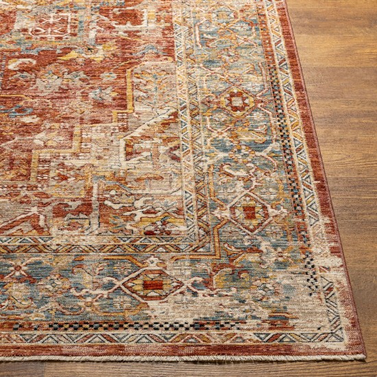 Surya Aspendos Brick Red Rug 2' X 3'