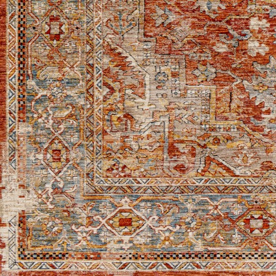 Surya Aspendos Brick Red Rug 2' X 3'