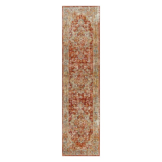 Surya Aspendos Brick Red Rug 2'7" X 10'