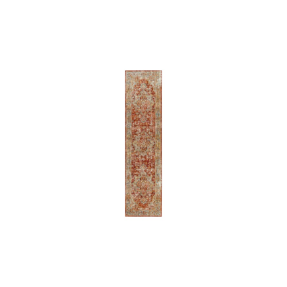 Surya Aspendos Brick Red Rug 2'7" X 10'