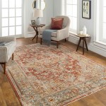 Surya Aspendos Brick Red Rug 6'7" X 9'6"