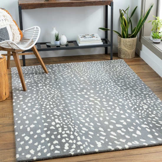 Surya Athena Rug 8' X 10' Oval Medium Gray