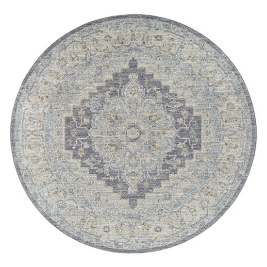 Surya Avant Garde Rug 5'3" Round Gray