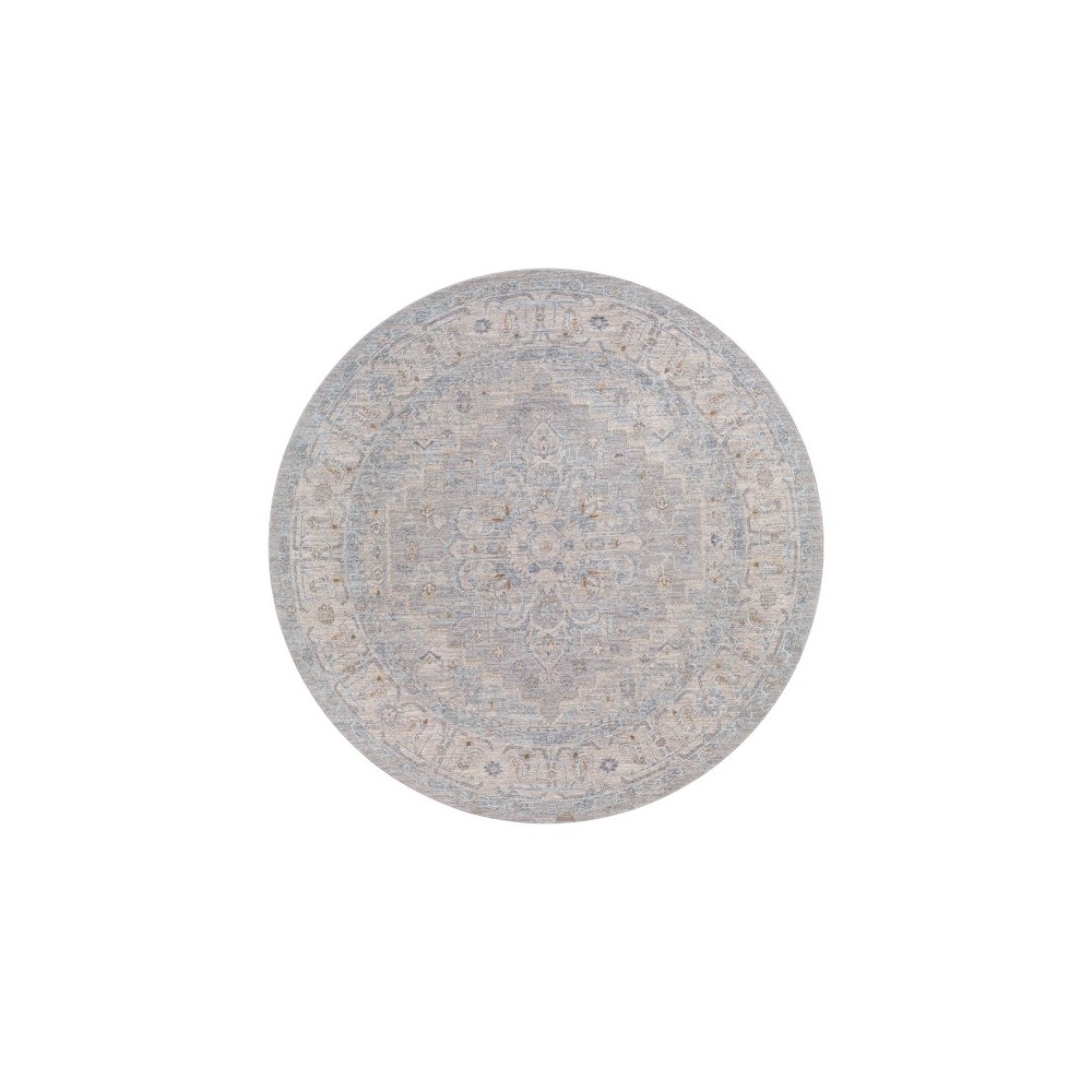 Surya Avant Garde Rug 7'10" Round Light Gray