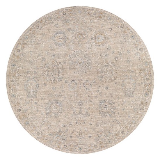 Surya Avant Garde Light Gray Rug 5'3" Round