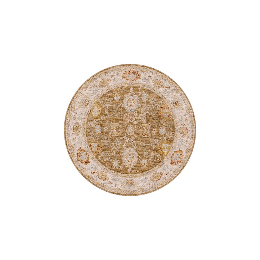 Surya Avant Garde Brown Rug 6'7" Round Surya Avant Garde Brown Rug 6'7" Round