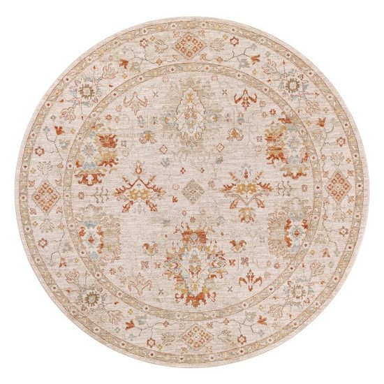 Surya Avant Garde Rug 5'3" Round Brick Red