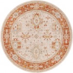 Surya Avant Garde Rug 5'3" Round - Brick Red