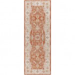 Surya Avant Garde Rug 2'7" X 10' - Brick Red, Mustard