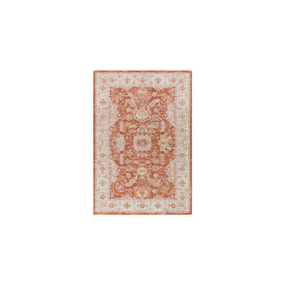 Surya Avant Garde Rug 5' X 7'5" - Brick Red, Mustard Surya Avant Garde Rug 5' X 7'5" - Brick Red, Mustard