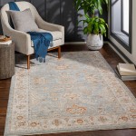 Surya Avant Garde Rug 7'10" Round - Denim, Sage